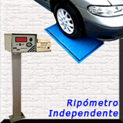 Ripómetro independente para oficinas de automóveis verificação de ripagem convergência divergência