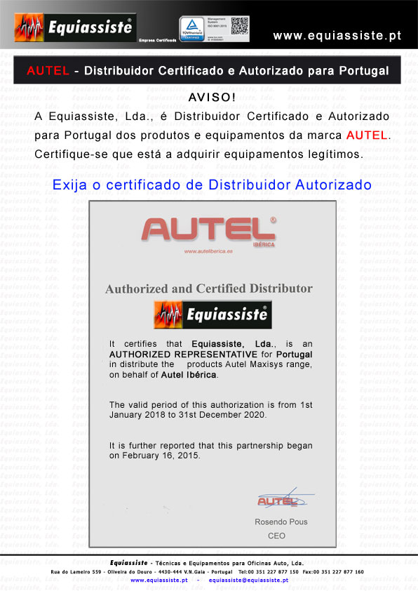 Equiassiste Distribuidor Autorizado Autel