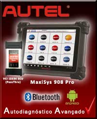 Autel Portugal Autel Autodiagnostico Avançado em Automoveis modelo MaxiSys Pro MS908 Pro