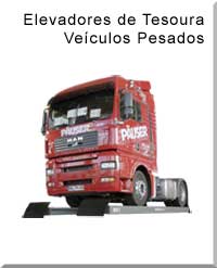 Elevadores de tesoura veículos pesados