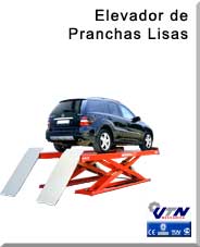 Elevadores de Tesoura veiculos automovel ligeiros pesados alinhamento de direções serviço de pneus rodas livres sobre o pavimento encastrar embutir