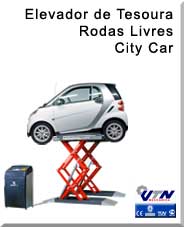 Elevadores de Tesoura veiculos automovel ligeiros pesados alinhamento de direções serviço de pneus rodas livres sobre o pavimento encastrar embutir