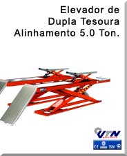 Elevadores de Tesoura veiculos automovel ligeiros pesados alinhamento de direções serviço de pneus rodas livres sobre o pavimento encastrar embutir
