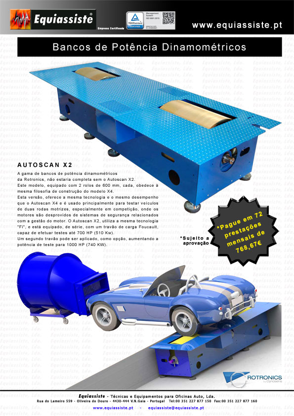 Rotronics Portugal Bancos de Potência dinamometricos 2WD e 4WD