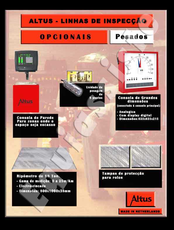 teste de inspecção a travões suspensão e ripómetro