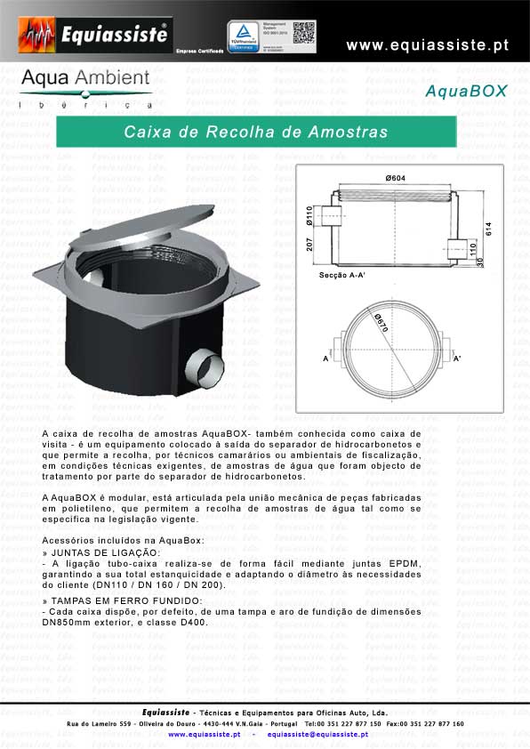 Aqua Ambient Portugal Separação Separadores de Hidrocarbonetos