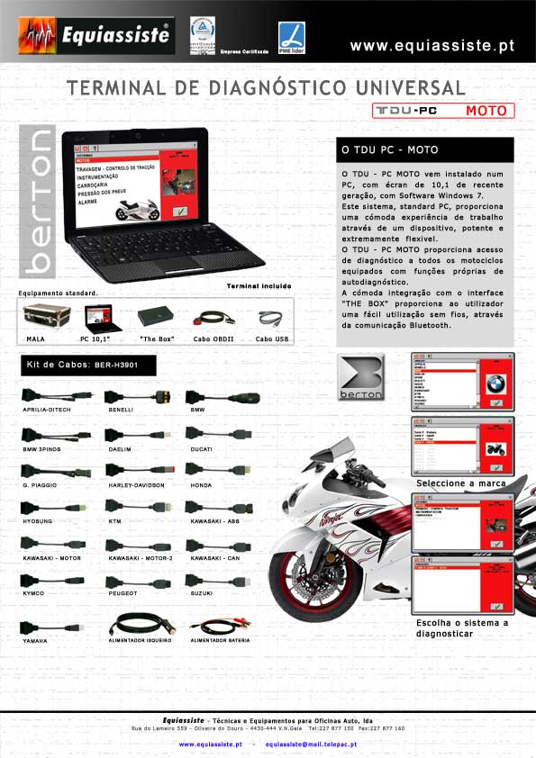 Diagnóstico Computorizado para Autodiagnóstico de Centrais Electrónicas em Veículos Automóveis e Motas