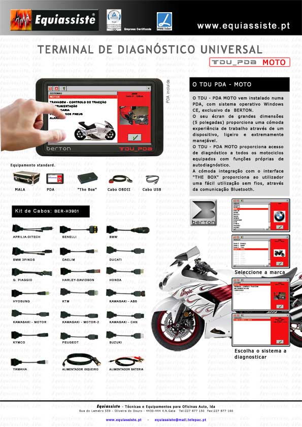 Diagnóstico Computorizado para Autodiagnóstico de Centrais Electrónicas em Veículos Automóveis e Motas