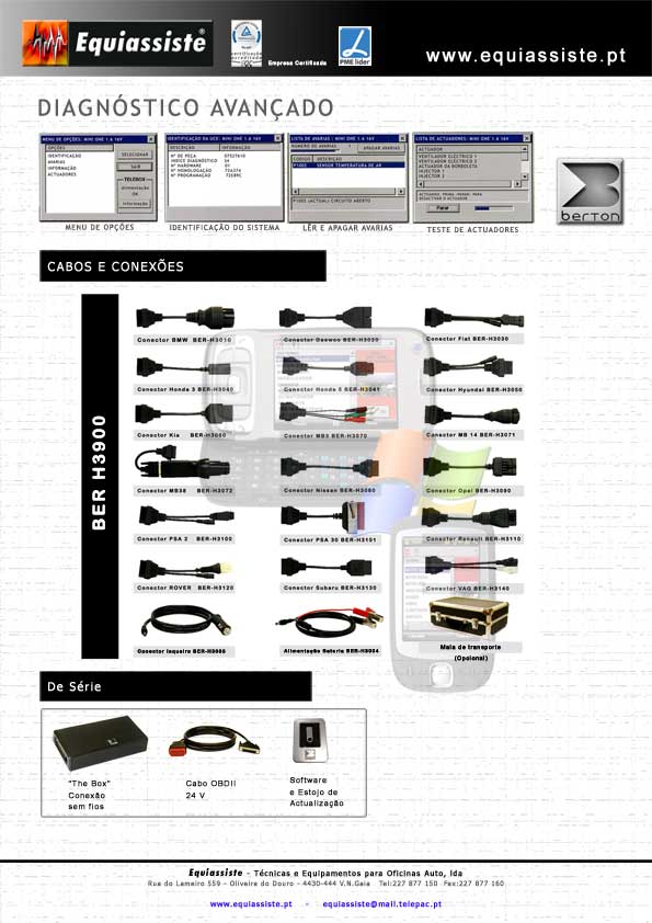 Autodiagnóstico para automóveis Berton Phone