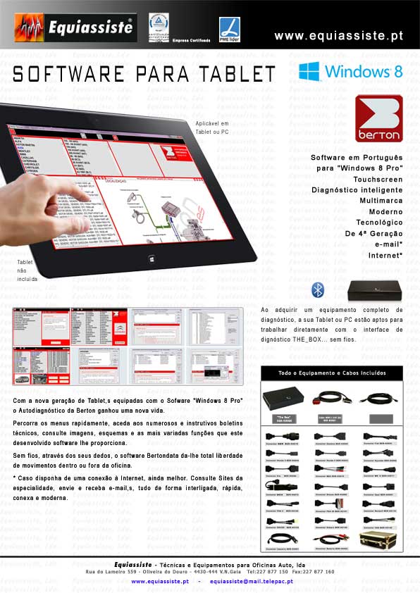 Berton - Autodiagnóstio em Tablet para Windows 8