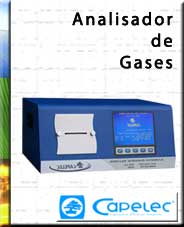 Analisador de Gases para automóveis Digital