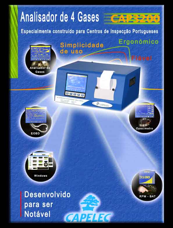 capelec analisadores de gases auto e opacimetro análise de gases automóvel e opacidade de fumos diesel ligeiros e pesados teste e diagnóstico