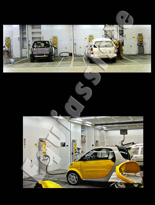 Extração de pó de lixagem automóvel