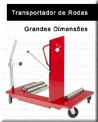 Transporta rodas pneus grandes dimensões