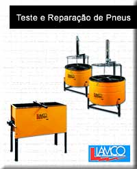 Equipamentos maquinas para teste e reparação de pneus