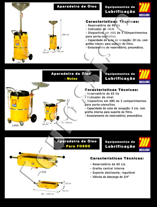 Meclube - Equipamentos para estacao de servico lubrificação bombas para oleo massa enroladores pistolas punhos contadores aspirador de oleo aparadeira de oleo adblue ad blue pulverizador sangrador de travões insuflador de ar magueira mangueiras diversas acessorios utilidades