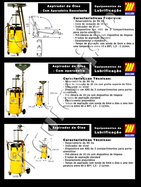 Meclube - Equipamentos para estacao de servico lubrificação bombas para oleo massa enroladores pistolas punhos contadores aspirador de oleo aparadeira de oleo adblue ad blue pulverizador sangrador de travões insuflador de ar magueira mangueiras diversas acessorios utilidades