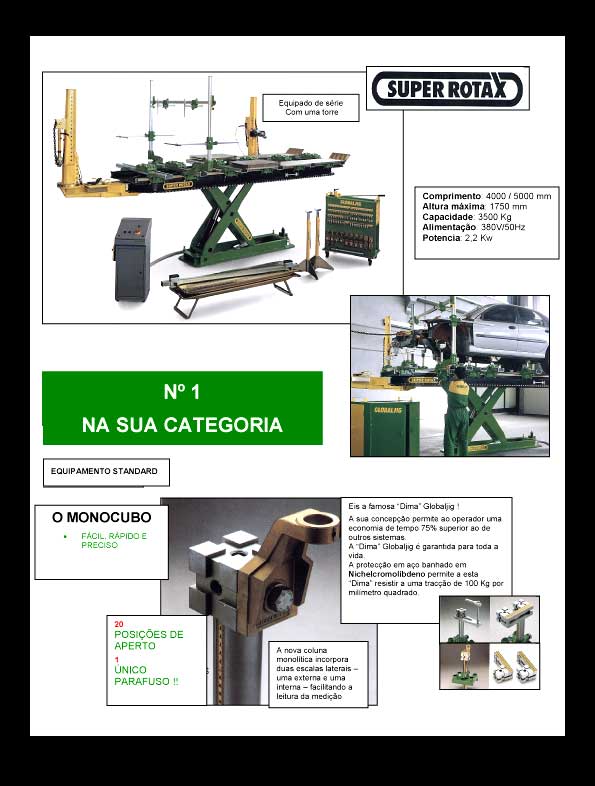 Globaljig esticadores de carroçaria  esticador de carroçaria serviços rápidos acessórios especiais para chapeiro chapa e pintura torre de esticar carroçarias robotizada traxo medição electrónica de cotas para carroçaria automóvel elevadores para zonas de preparação de pintura e diverso material associado a reparação de carroçaria automóvel