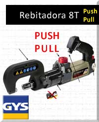 Gys Rebitadora Pneumática para Carroçaria Auto Push Pull Empurrar Puxar