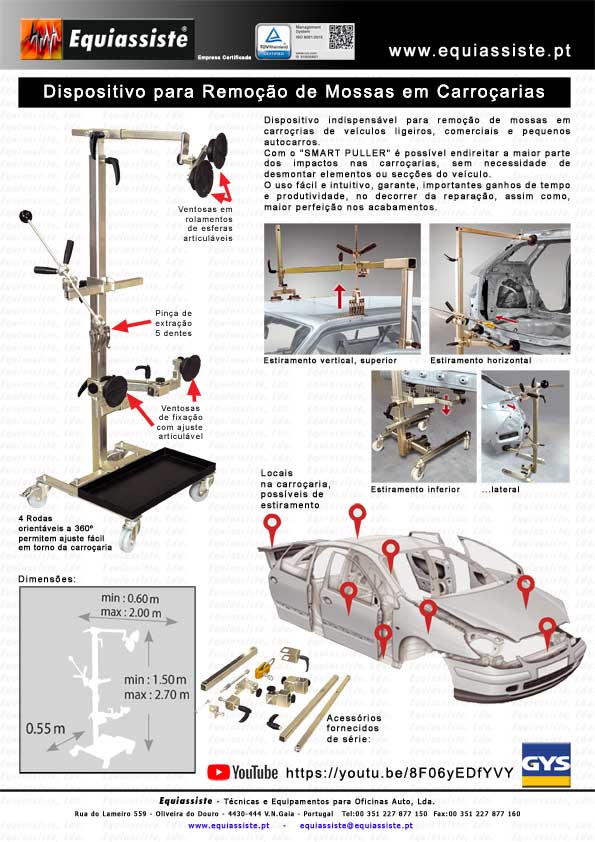 Gys Remover Mossas em Carroçarias Auto smartpuller