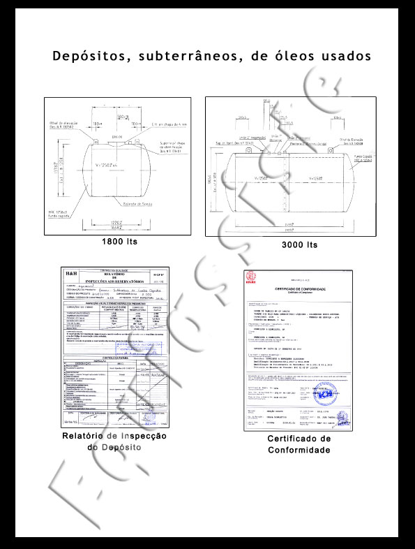 Depositos para oleos usados - homologados