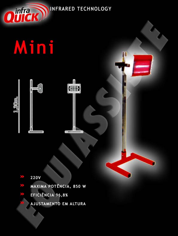 www.equiassiste.pt - Infra Quick - Secadores de infravermelhos onda curta para pintura ou repintura automovel