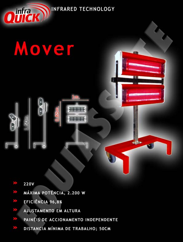 www.equiassiste.pt - Infra Quick - Secadores de infravermelhos onda curta para pintura ou repintura automovel