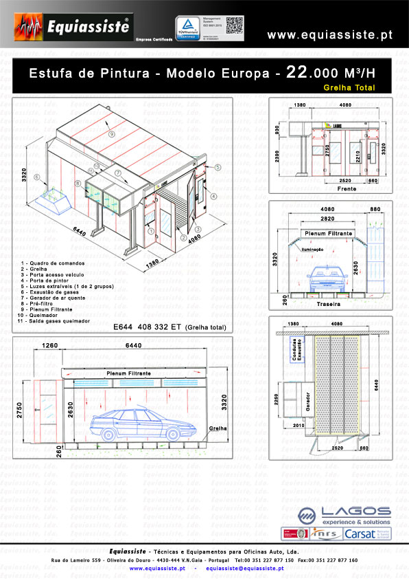 Lagos Portugal Estufa Cabina pintura automovel