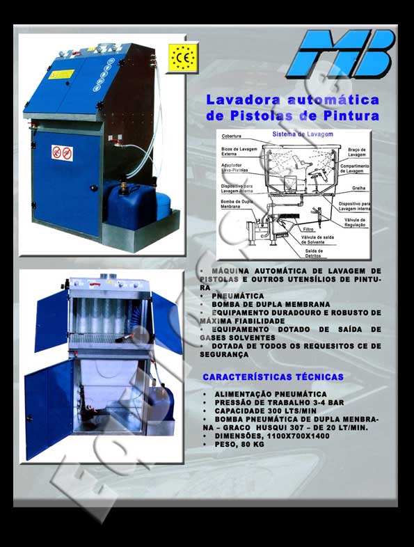 www.equiassiste.pt - Maquina de lavar pistolas de pintura auto