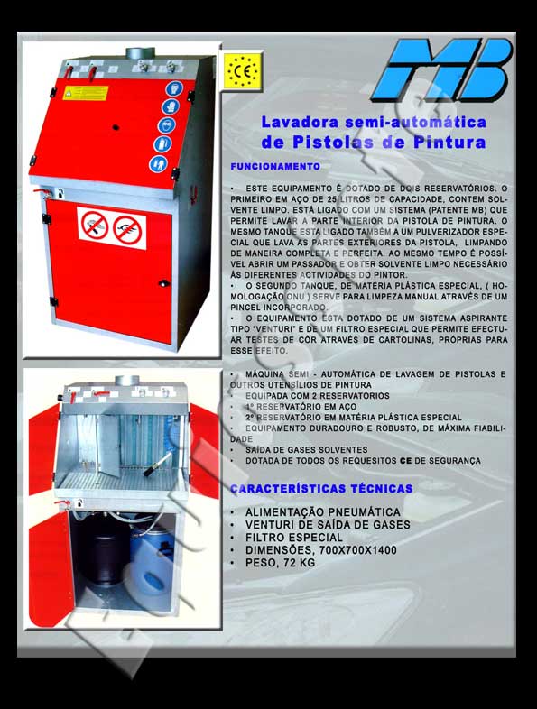 www.equiassiste.pt - Maquina de lavar pistolas de pintura auto
