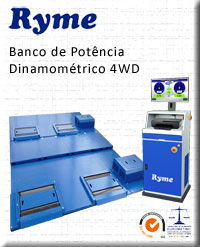 Ryme Banco de potncia dinamomtrico 4WD